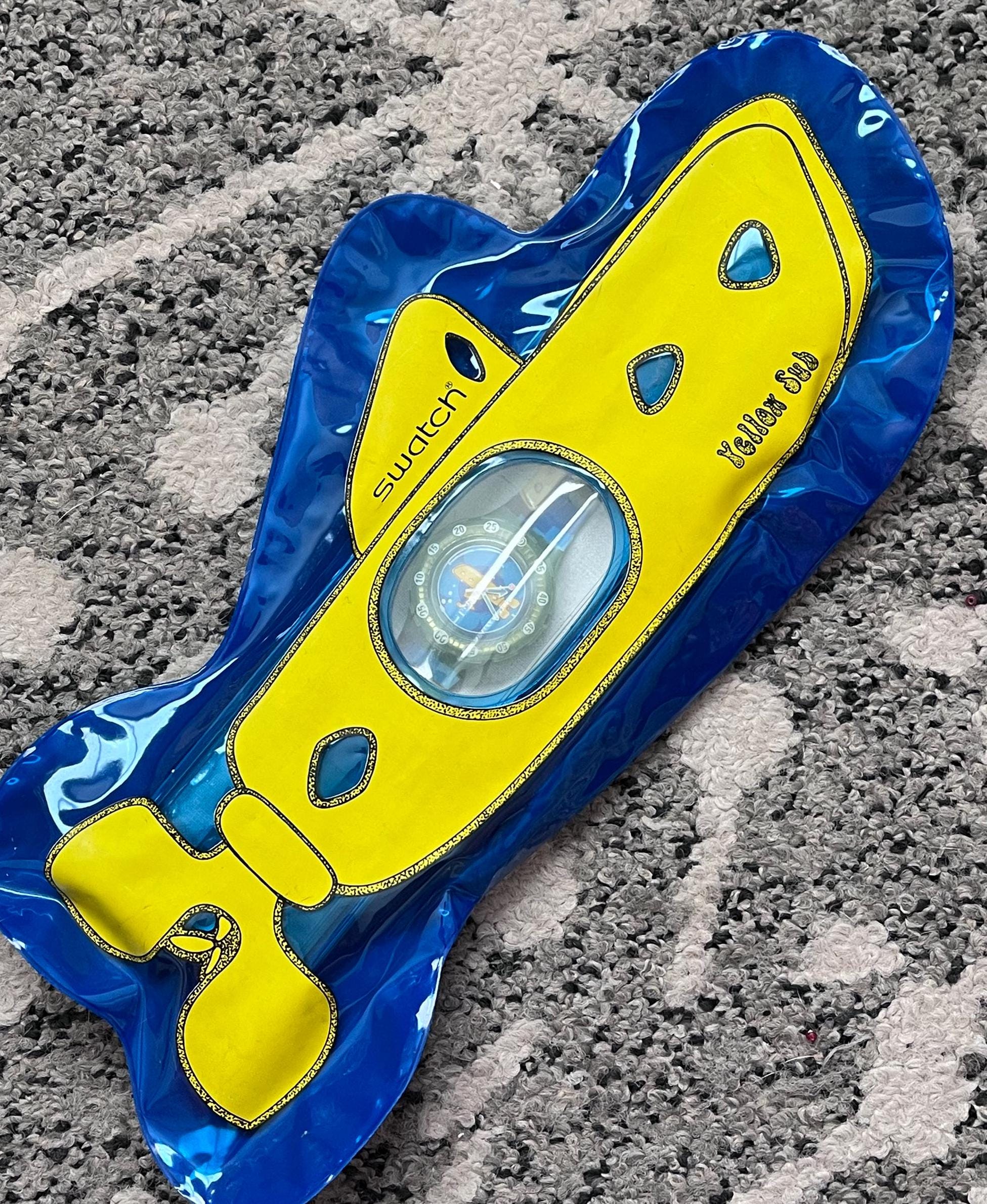 swatch スウォッチscuba 200 yellow sub ビートルズ Vintage Beatles Yellow Submarine Swatch Scuba 200 Watch SDL101