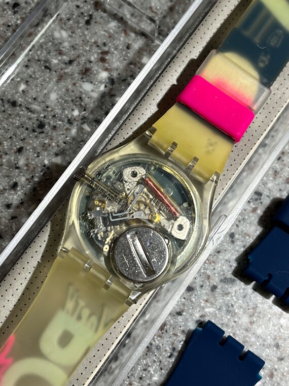 Space Tracing Vintage GK163 Swatch Watch early 90… - image 10