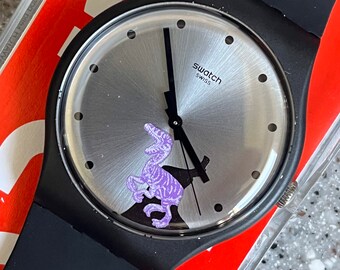 Swatch Watch Dinosaur Called Pinkosaure New Old Stock Never