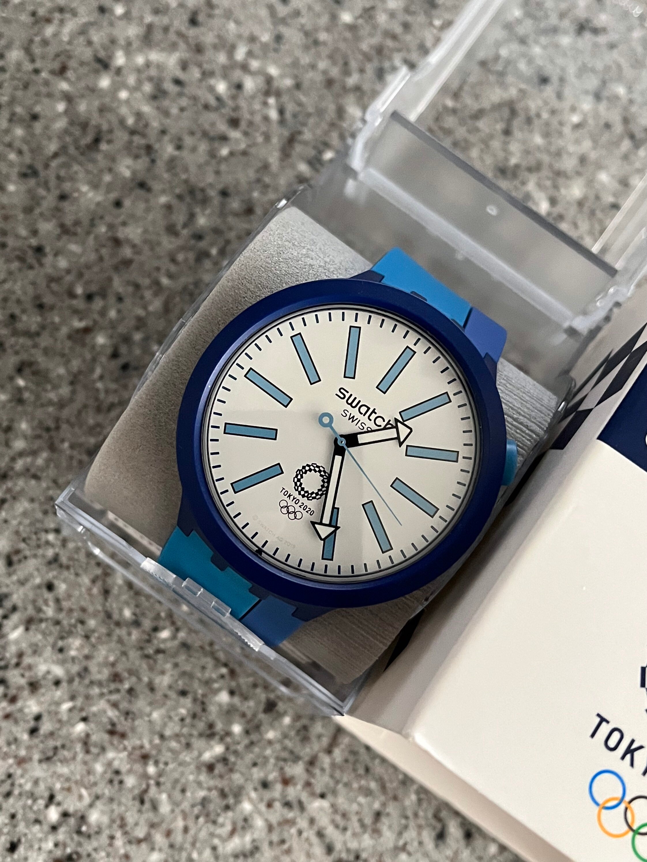 スイスにて購入 レア オリンピック100年記念モデル swatch 【公式通販】