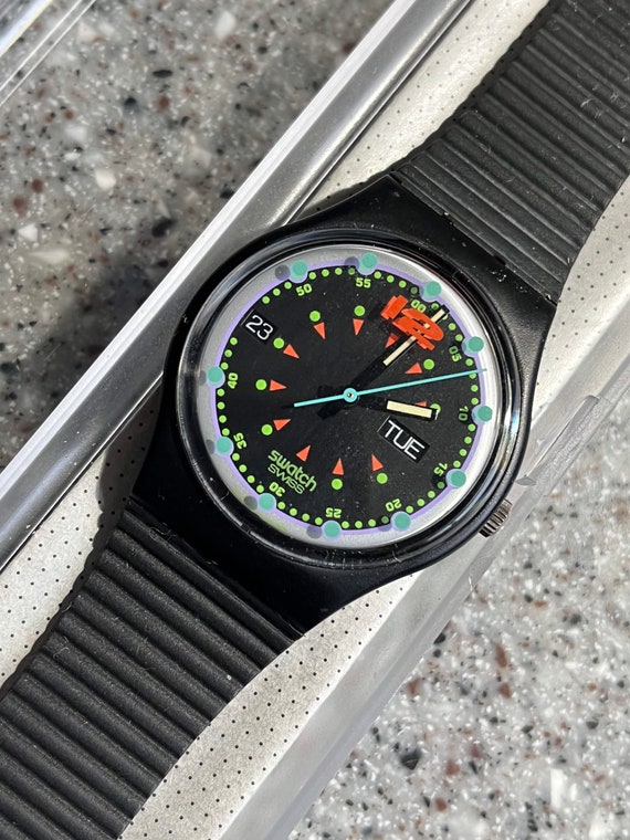 Wristwatch Swatch Watch Vintage Batticuore GB724 … - image 4