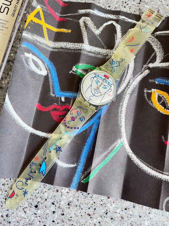 Swatch Art 1988 ヴァレリア・アダミ SUOZ334 - THE CITY AND DESIGN, THE WONDERS OF LIFE - Swatch
