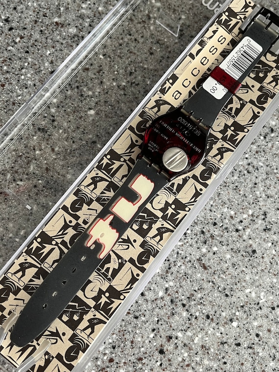 Swatch Vintage Access Watch SKR100 DROP OUT Swatc… - image 7