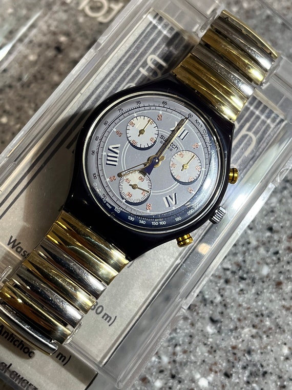 Vintage Swatch Watch called Alabama SCN105 37mm C… - image 10