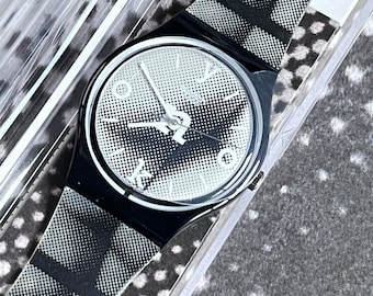 Vintage Swatch Watch, Yoko Ono 