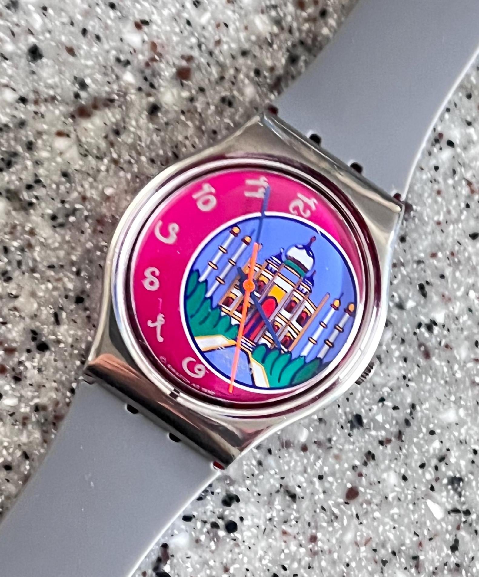 Pre Owned Very Good Condition 1993 Vintage Swatch Gent DEHLI GX125
