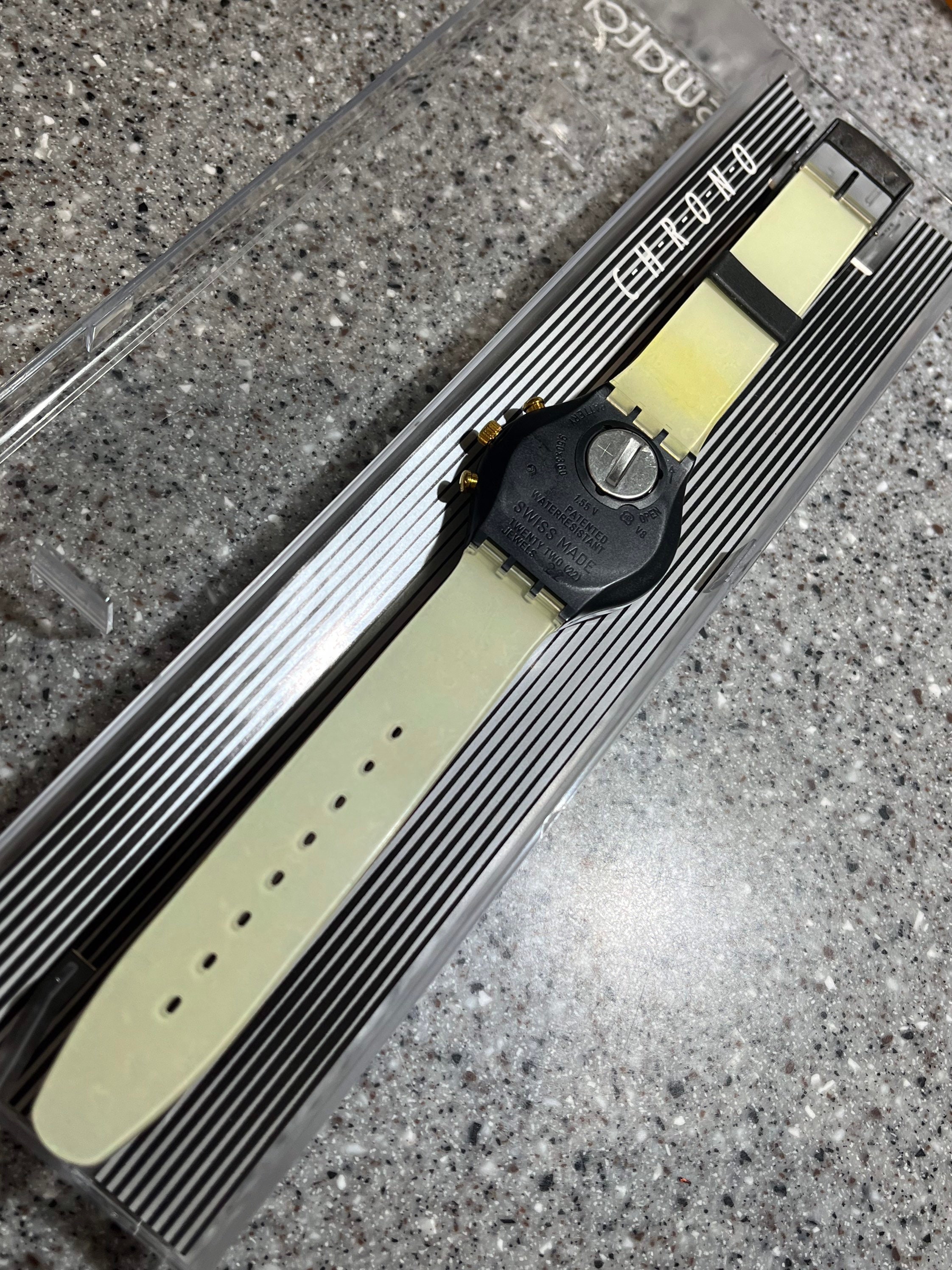 スウォッチ クロノ ヴィンテージ 90年代 SCB108 賞受賞 新品