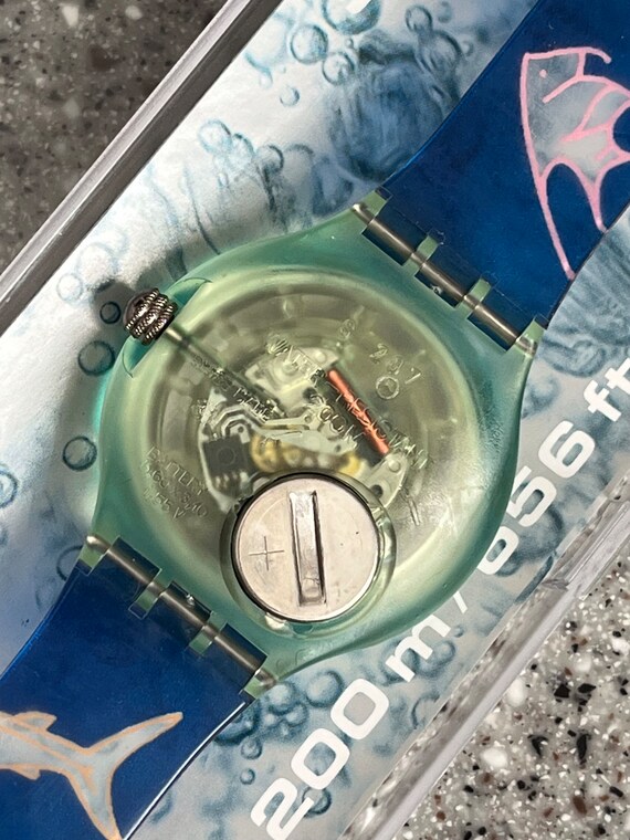 Vintage Swatch Watch Happy Fish SDN101 New Old Stock Never Worn in