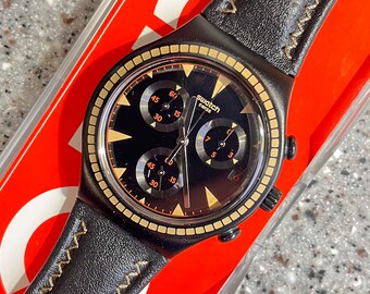 Swatch Watch CHRONOGRAPH Chrono Black Species YCB4024 New