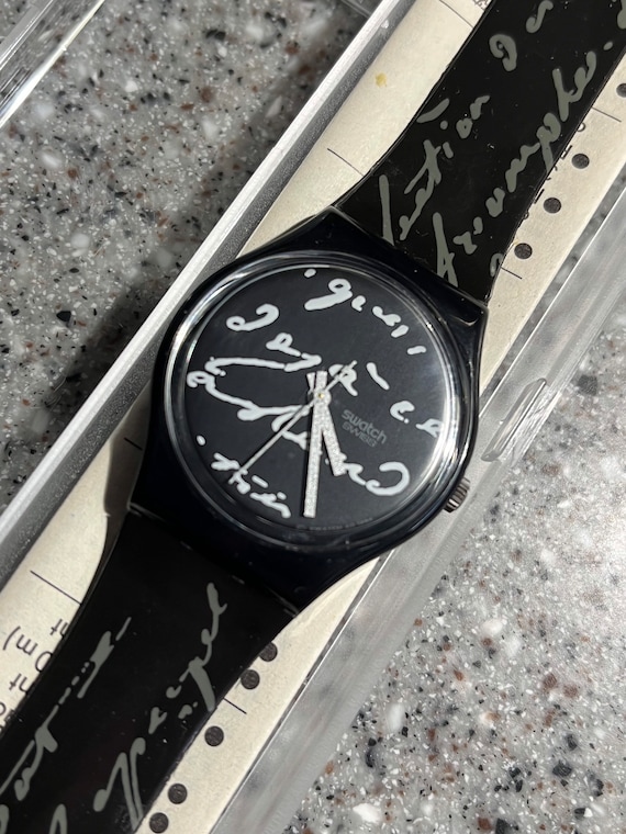 スウォッチ ヴィンテージ ウォッチ GB165 ホワイト ライティング 34 mm 