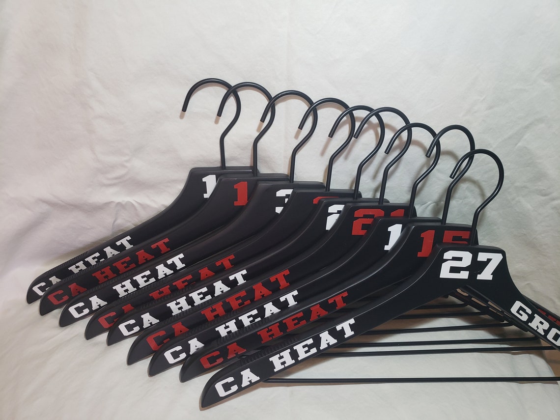 Personalized Jersey Hangers set Hockey Hangers Custom Etsy
