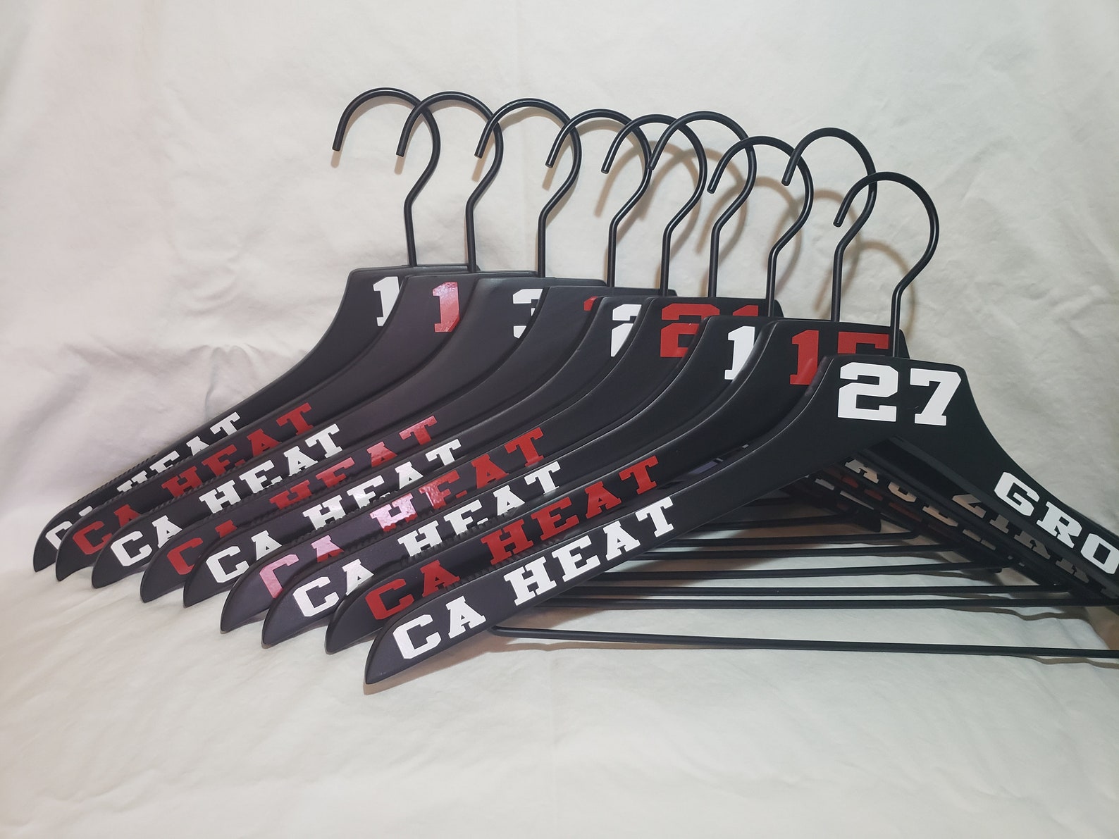 Personalized Jersey Hangers set Hockey Hangers Custom Etsy