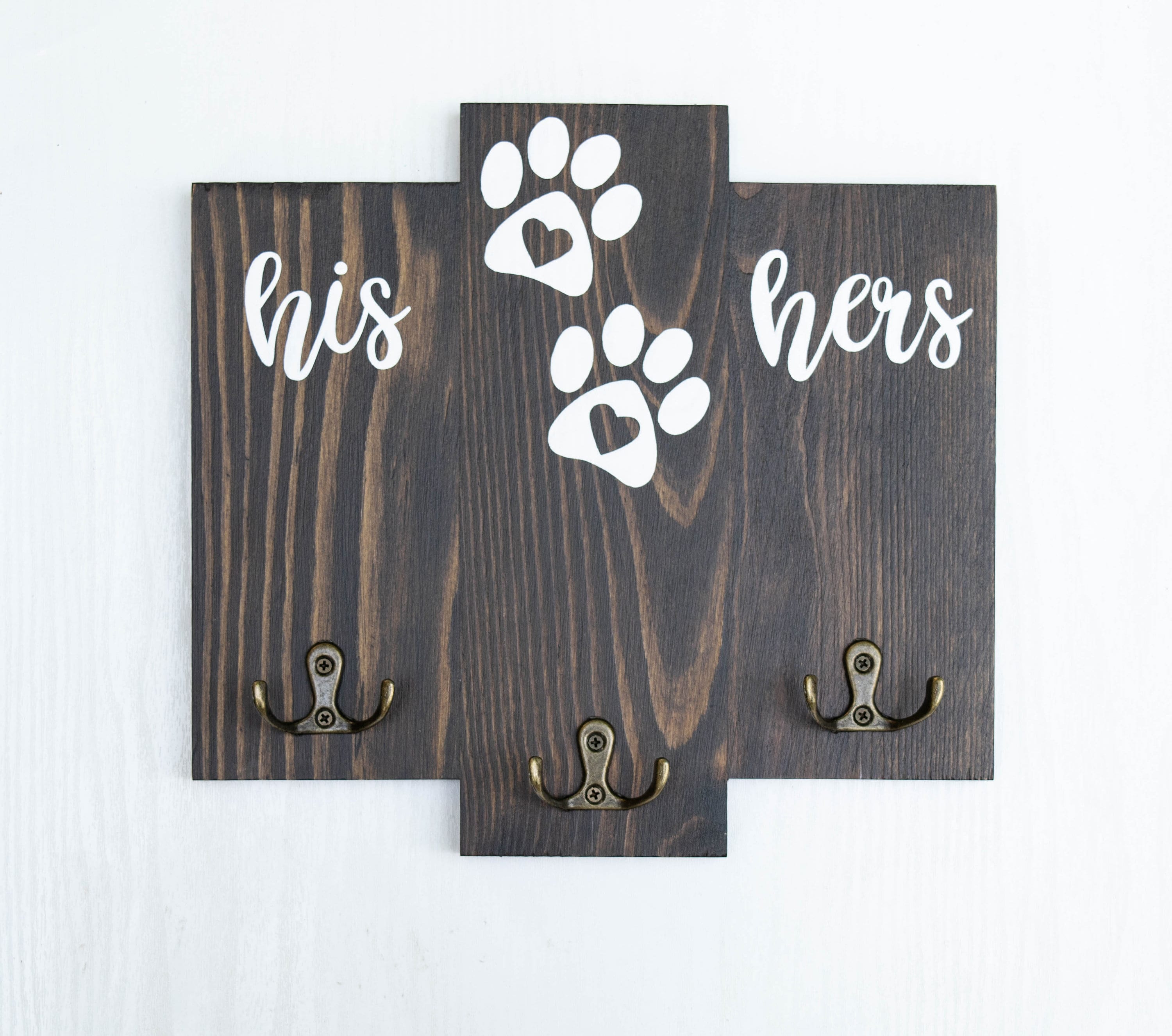 Key Holder for Wall Dog His Hers Dog Wall Key Holder His Etsy