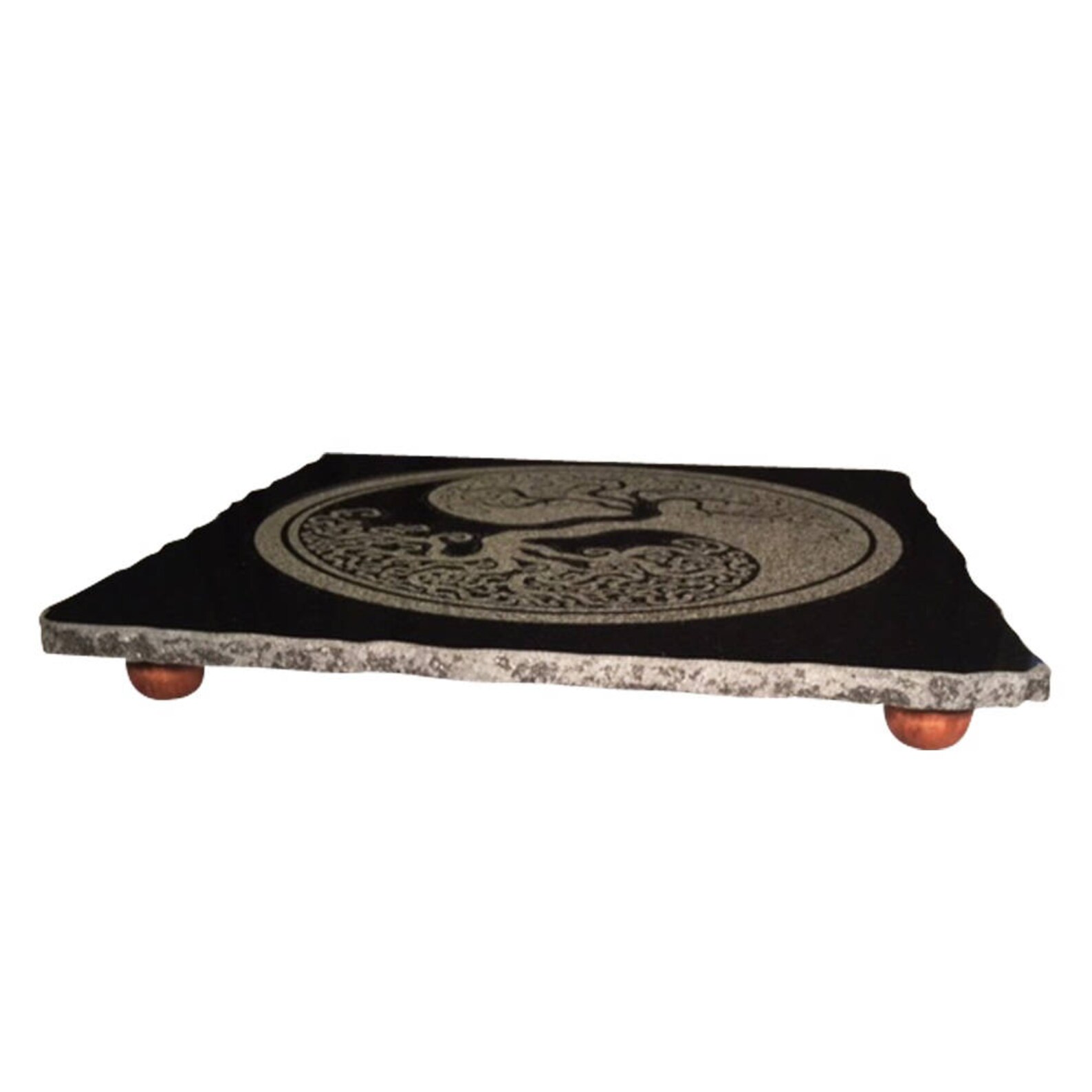 Solid Black Granite Cutting Board / Serving Tray Etsy