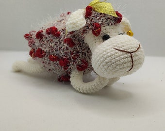 Crochet Sheep Funny Amigurumi Toy Farm Animals Gift for sheep loverser