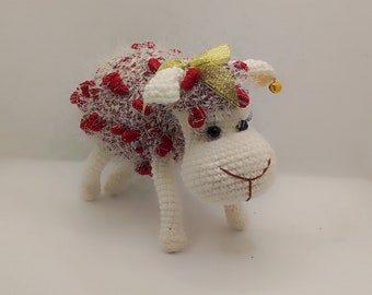 Crochet Sheep Funny Amigurumi Toy Farm Animals Gift for sheep loverser