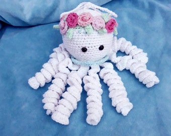 Crochet jellyfish Best toy for preemie Preemie octopus