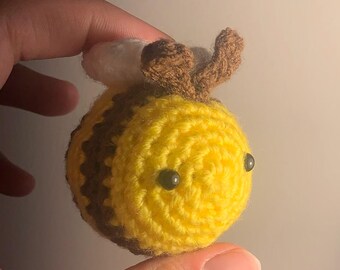 Bee Pattern - Crochet Bumblebee Pattern - Crochet Decoration - PDF Crochet Pattern - Digital Download PDF