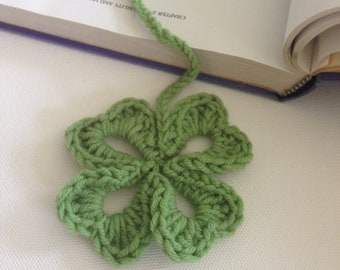 Mini Shamrock Crochet Pattern, Shamrock Crochet Pattern, Crochet Keychain, Shamrock Keychain, Crochet Bookmark, PDF Crochet Pattern