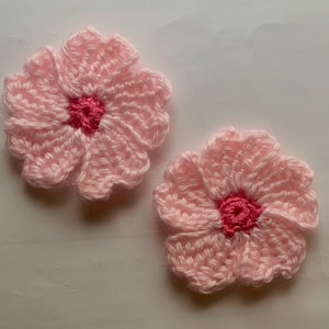 Crochet Applique Pattern, Crochet Flower Applique Pattern, Mini Flower Pattern, Flower Applique Pattern, PDF Crochet Pattern