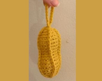 Peanut Crochet Pattern, Peanut Keychain Crochet Pattern, Crochet Keychain, Peanut Keychain, Crochet Food Pattern, PDF Crochet Pattern