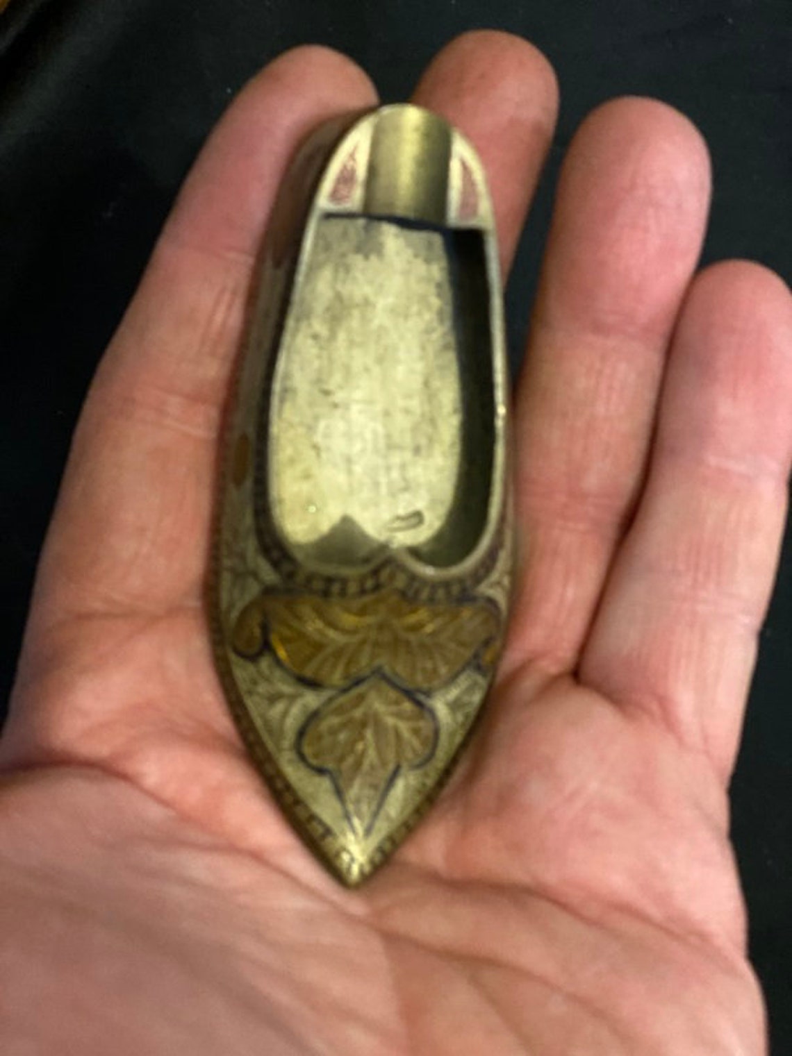 Vintage Brass Shoe Ashtray | Etsy