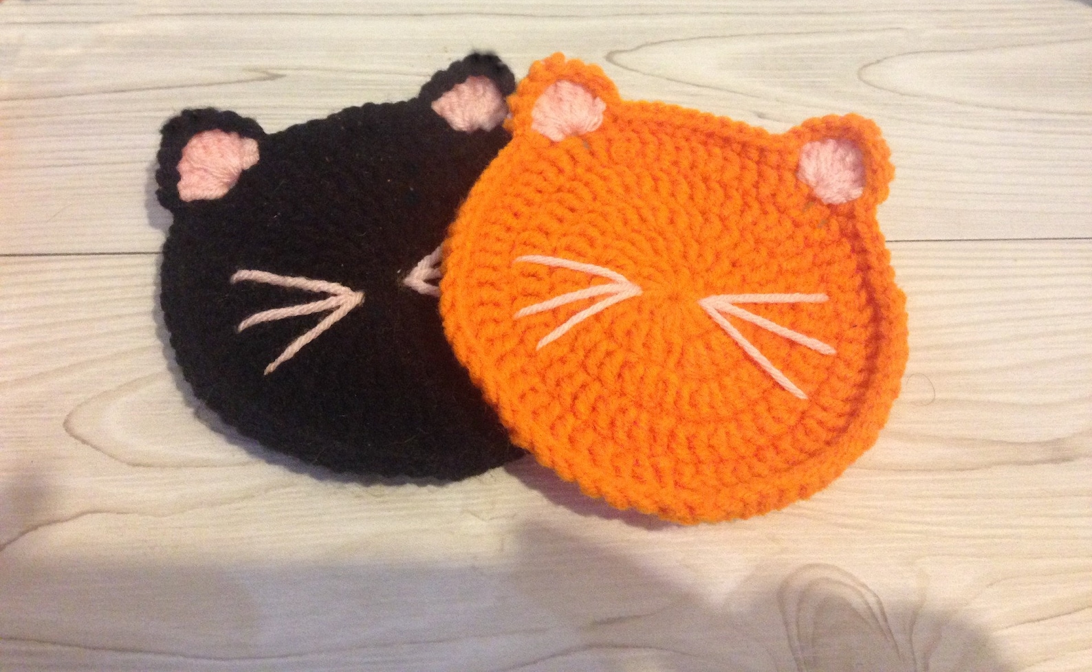 Cat Coaster Crochet Pattern Kitty Coaster DIY Coaster Etsy