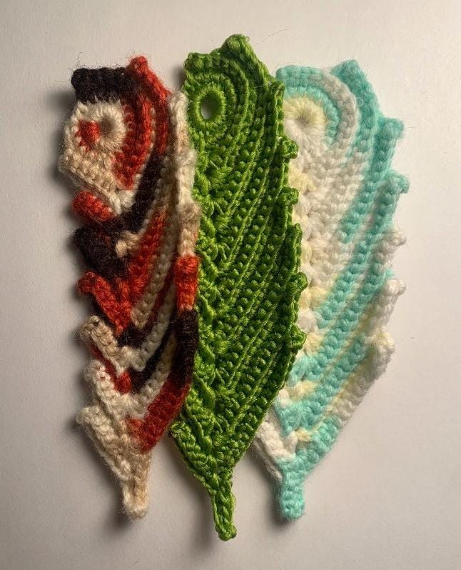 Peacock Feather Crochet