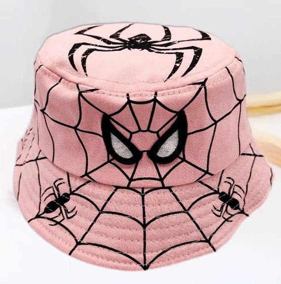 Spiderman Spring Summer Cotton Hat With String 2-7years Old