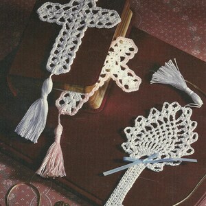 Vintage Crochet Lacy Cross bookmark Pattern, Crochet Key to Knowledge Bookmark Easy Pattern, Crochet Bookmarks Pattern Digital PDF