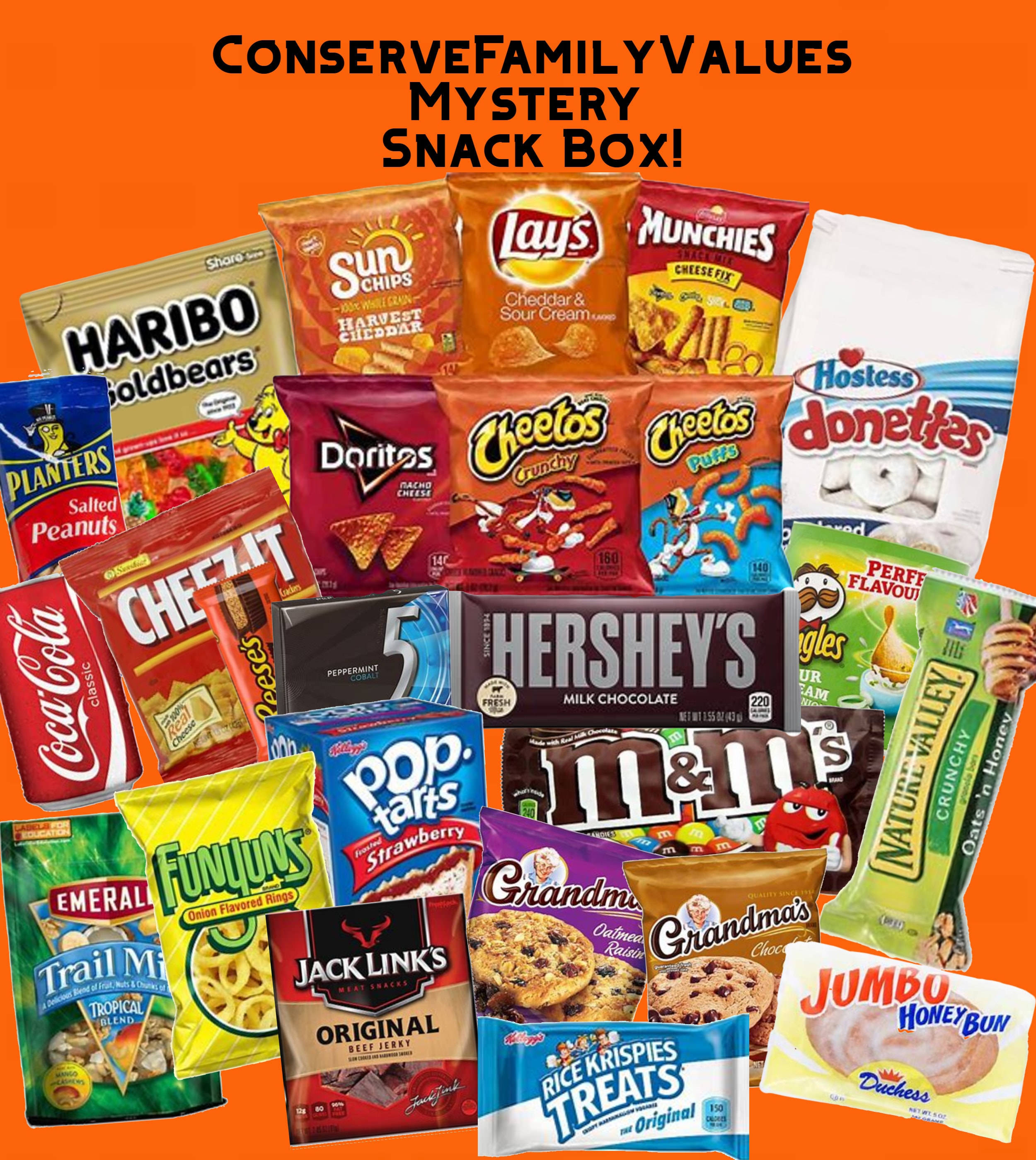 Mystery Snack Box Movie Night Box Snack Box Snack Etsy