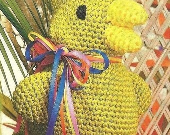 Vintage Baby Parrot Crochet Pattern, Crochet Parrot pattern, Crochet Vintage Animal Gift Crochet Pattern