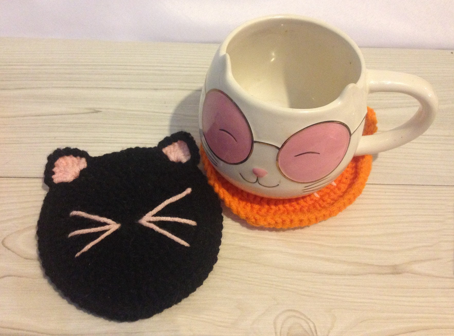 30 Cat Coaster Crochet Patterns for Cat Lovers, Gifts, and Cozy Home Decor 26 Kitty Coaster Crochet Pattern PDF