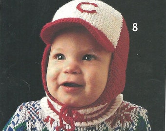 Patrón de gorra de béisbol vintage a crochet, gorra de bebé a crochet, patrón de gorra de béisbol para niños a crochet, PDF de gorra de béisbol para niños, descarga digital en PDF