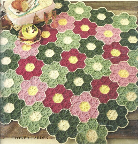 rug granny vintage ラグ・カーペット garden flower blanket rug granny vintage ラグ・カーペット blanket garden flower ラグ・カーペット