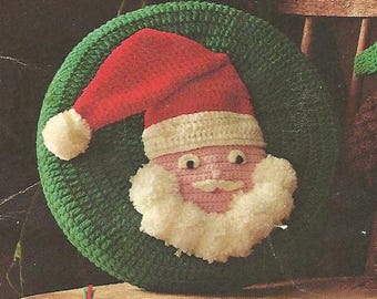 Vintage Christmas Santa Claus Pillow crochet Pattern, Christmas pattern, Santa Claus PDF Crochet Pattern