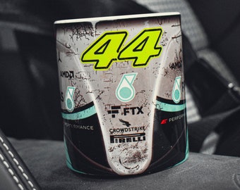 Hamilton #44 2022 Mug / Formula Racing Art / Coffee / Tea / Merc / Gift Idea / W 13 / Lewis / Gift Idea / By Legacy Legends