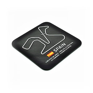 Spain Circuit de Jerez Coaster / MotoGP Grand Prix Race Track / Racing / Motorbikes / Coffee Mug Mats / Legacy Legends