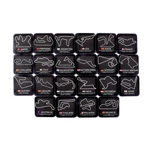 Moto 2024 Circuit Complete Coaster Collection / Motorbike Grand Prix Race Tracks / Decor / Racing / Coffee Tea Mats / By Legacy Legends