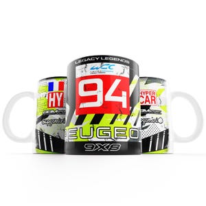 9X8 Hypercar #94 2025 Racing Mug - Motorsport Race Car - Coffee Cup - Racing Gifts