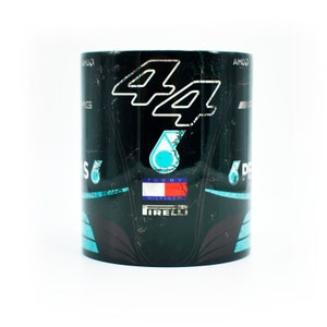 Mug Hamilton #44 2021 / Art Formula Racing / Café / Thé / Merc / Merc / Idée cadeau / L 12 / Lewis / Idée cadeau / Par Legacy Legends