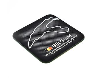 Belgium Circuit de Spa-Francorchamps Coaster / Formula Grand Prix Track Racing / Cars / Coffee Tea Mugs / By Legacy Legends