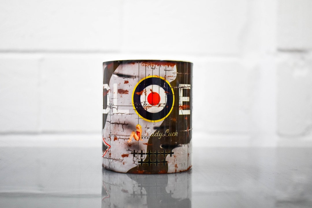 Fleet Air Arm Mug With Personalise Option Image Of Military Emblem Flag Crest Insignia MOD Official Product Coffee Tea 10oz Black Satin Klassek Gift Present