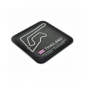 Thailand Chang International Circuit Coaster / MotoGP Grand Prix Race Track / Racing / Motorbikes / Coffee Mug Mats