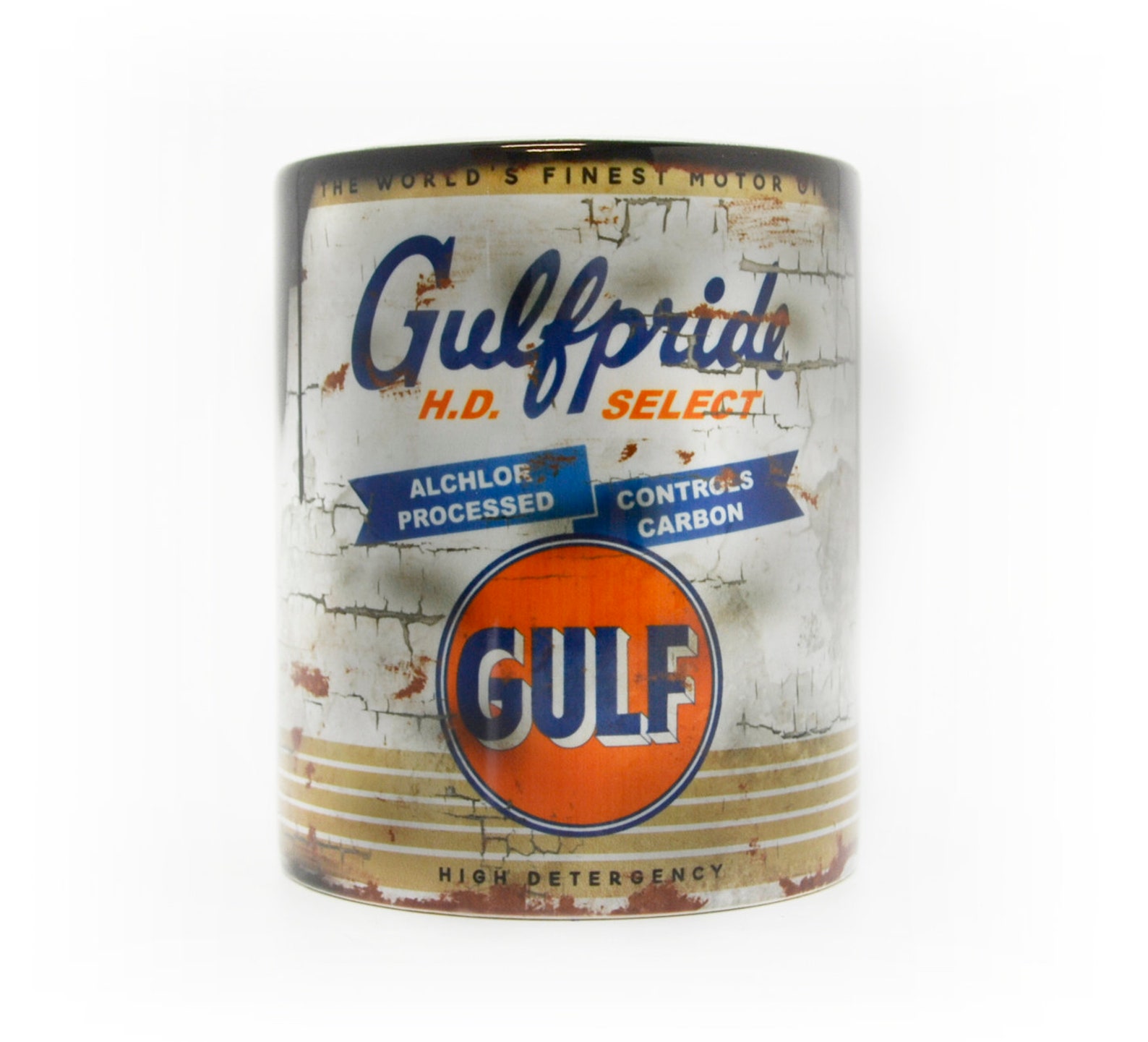Vintage Gulfpride Motor Oil Mug / Motorcycle / Car / Coffee Etsy