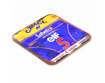 Classic Nigel Mansell 1992 Coaster - Race Car Fan Gift