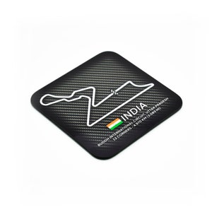 India Buddh International Circuit Coaster / MotoGP Grand Prix Race Track / Racing / Motorbikes / Coffee Mug Mats / By Legacy Legends