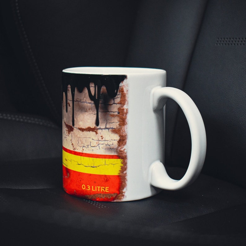 vintage Shell Motor Oil Mug / Moto / Voiture / Classic Retro Can / Café Thé / Tasse / Par Legacy Legends image 2