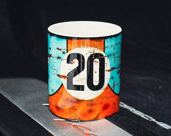 Taza de carreras Steve McQueen #20 917 - Coches clásicos - Regalos de carreras