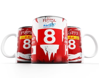 TR Hybrid Hypercar 2026 #8 Mug - Endurance Racing Car - Motorsport Coffee Cup